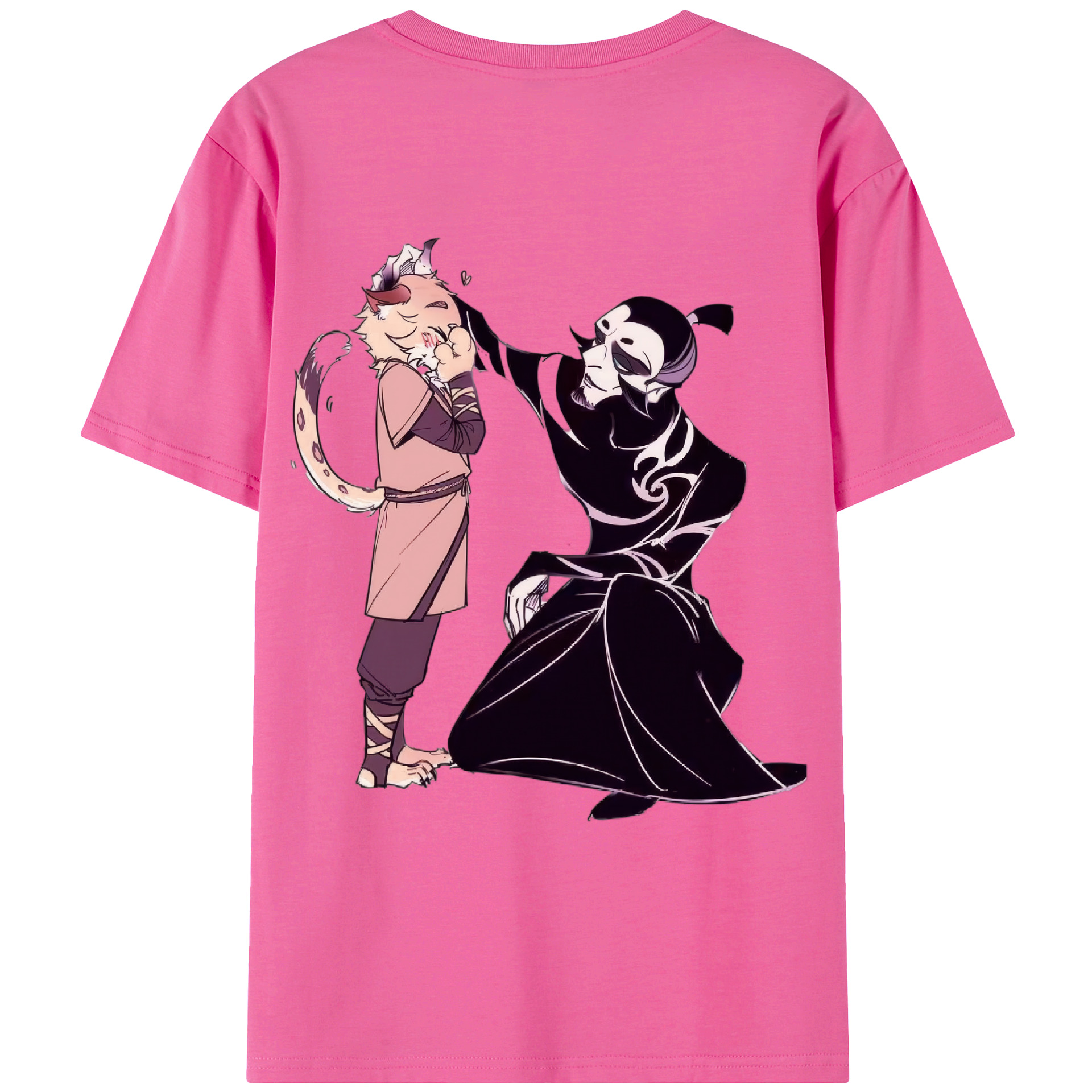 （画像用） Ne Zha 2 ナタ 魔童の大暴れ レディース半袖Tシャツ(バックプリント)